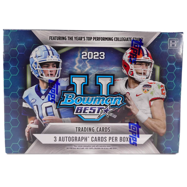 2023 Bowman University Best Football Breaker’s Delight Box