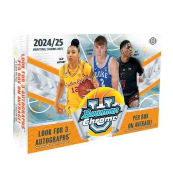 2024/25 Bowman Chrome University Basketball Breaker’s Delight Box