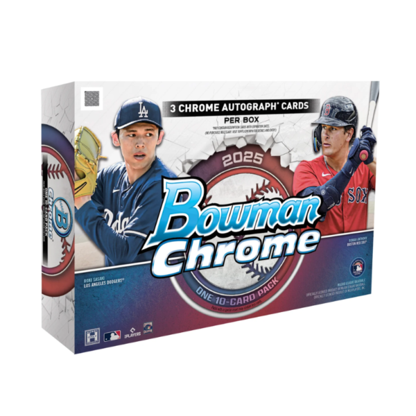 2025 Bowman Chrome Baseball Breaker’s Delight 6 Box Case