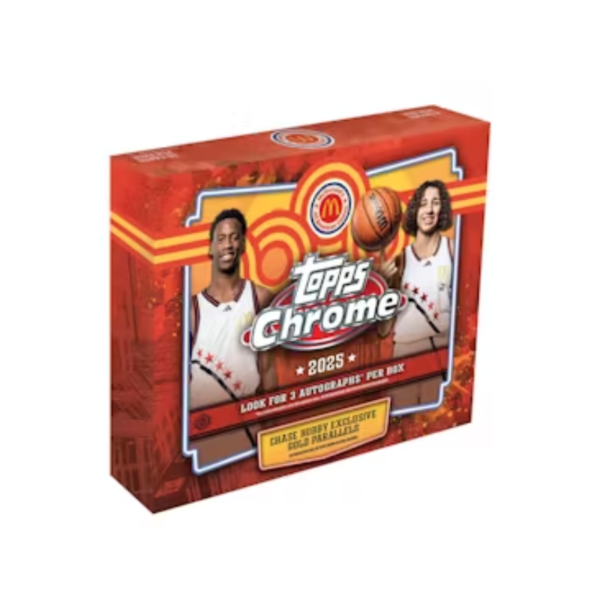 2025 Topps Chrome McDonald’s All-American Basketball Hobby 12 Box Case
